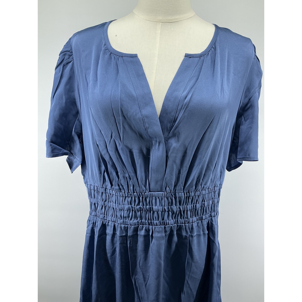 Washable Stretch Silk Tiered Maxi Dress - Picture 3 of 3